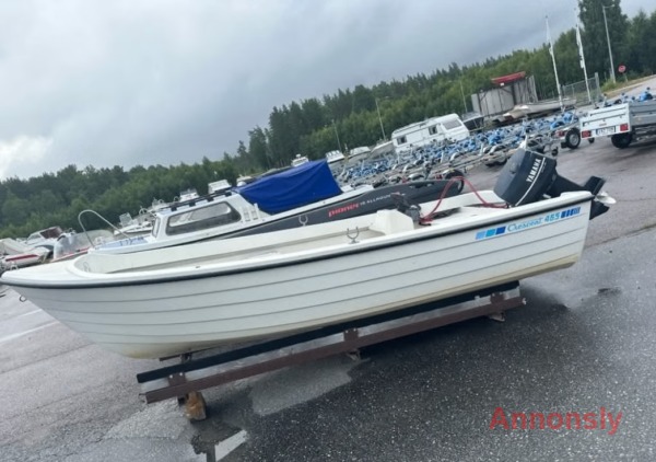 Crescent 465 & Yamaha Autolube 30 hk 2-takt, elstart – bild 2