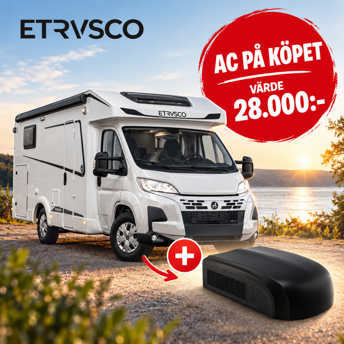 Etrusco T-MODEL BASE T 7.4 SB -2026 Automat / HÖSTKAMPANJ INKL AC BODEL! – bild 3