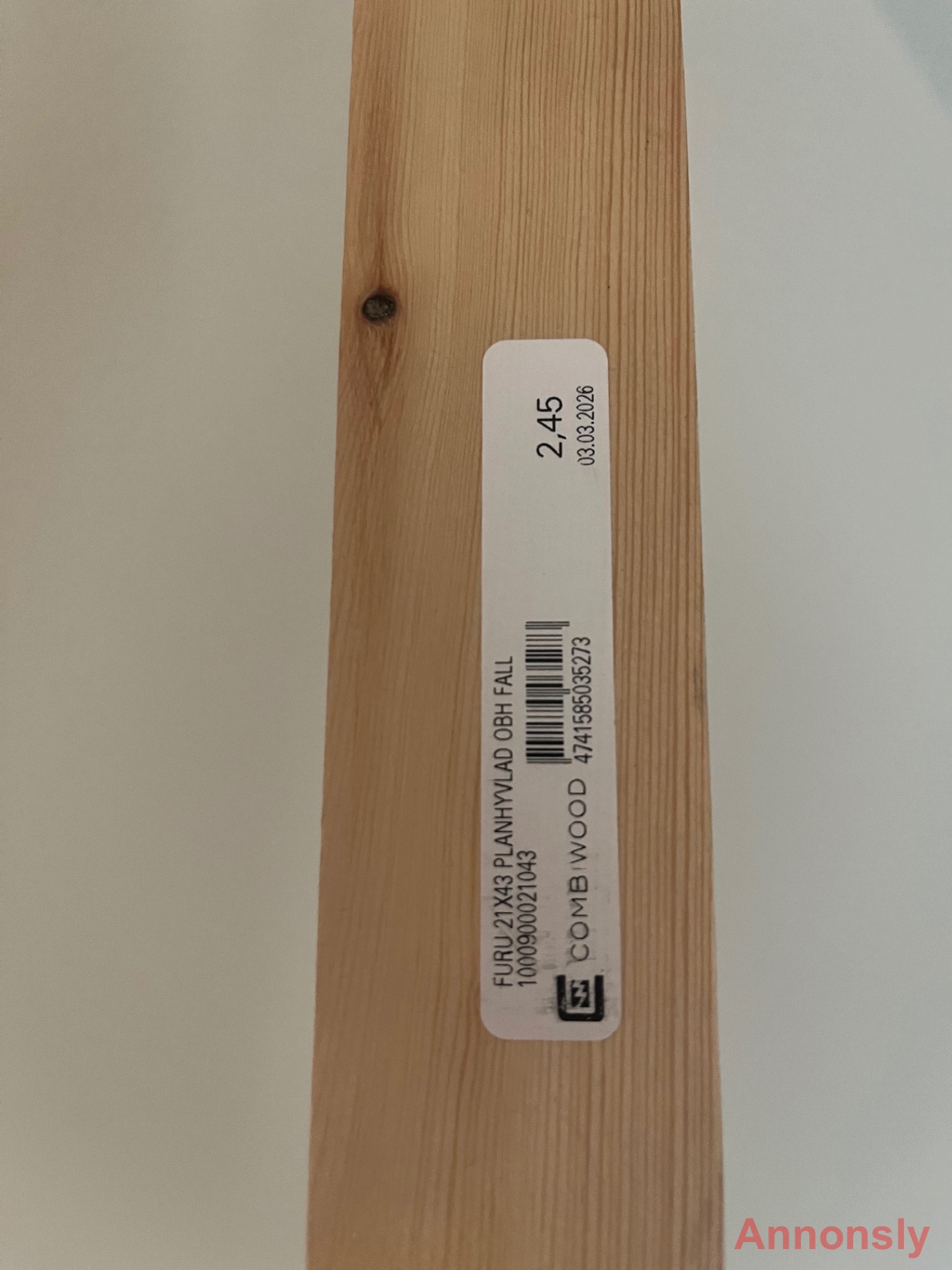 Oanvänt byggmaterial – furu, list/del & skiva – paketpris – bild 3