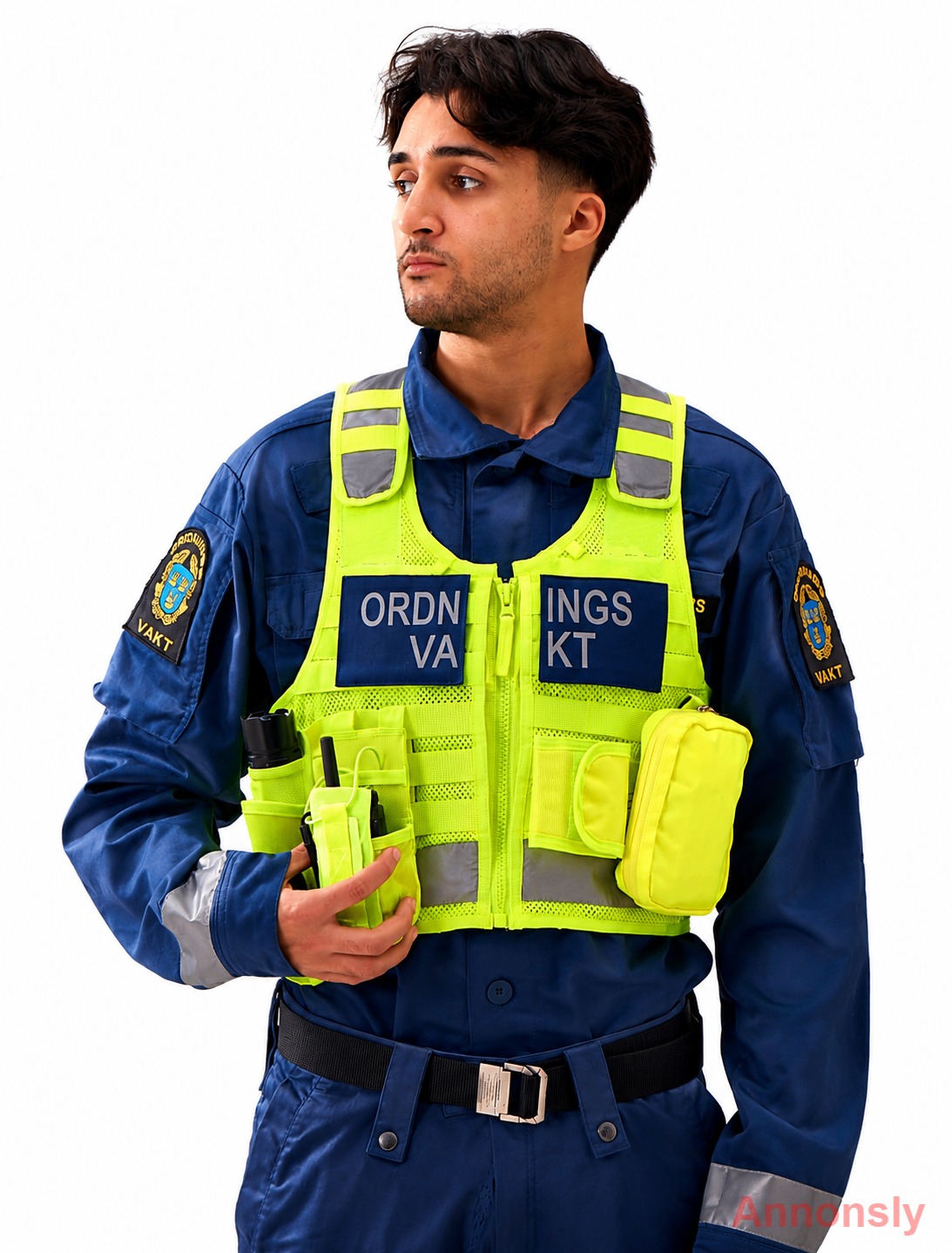 HI-VIS Utrustningsväst med MOLLE-system