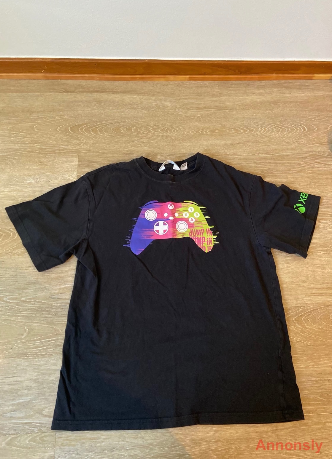 XBOX x H&M SVART GAMING T-SHIRT – 146/152 – 90 KR