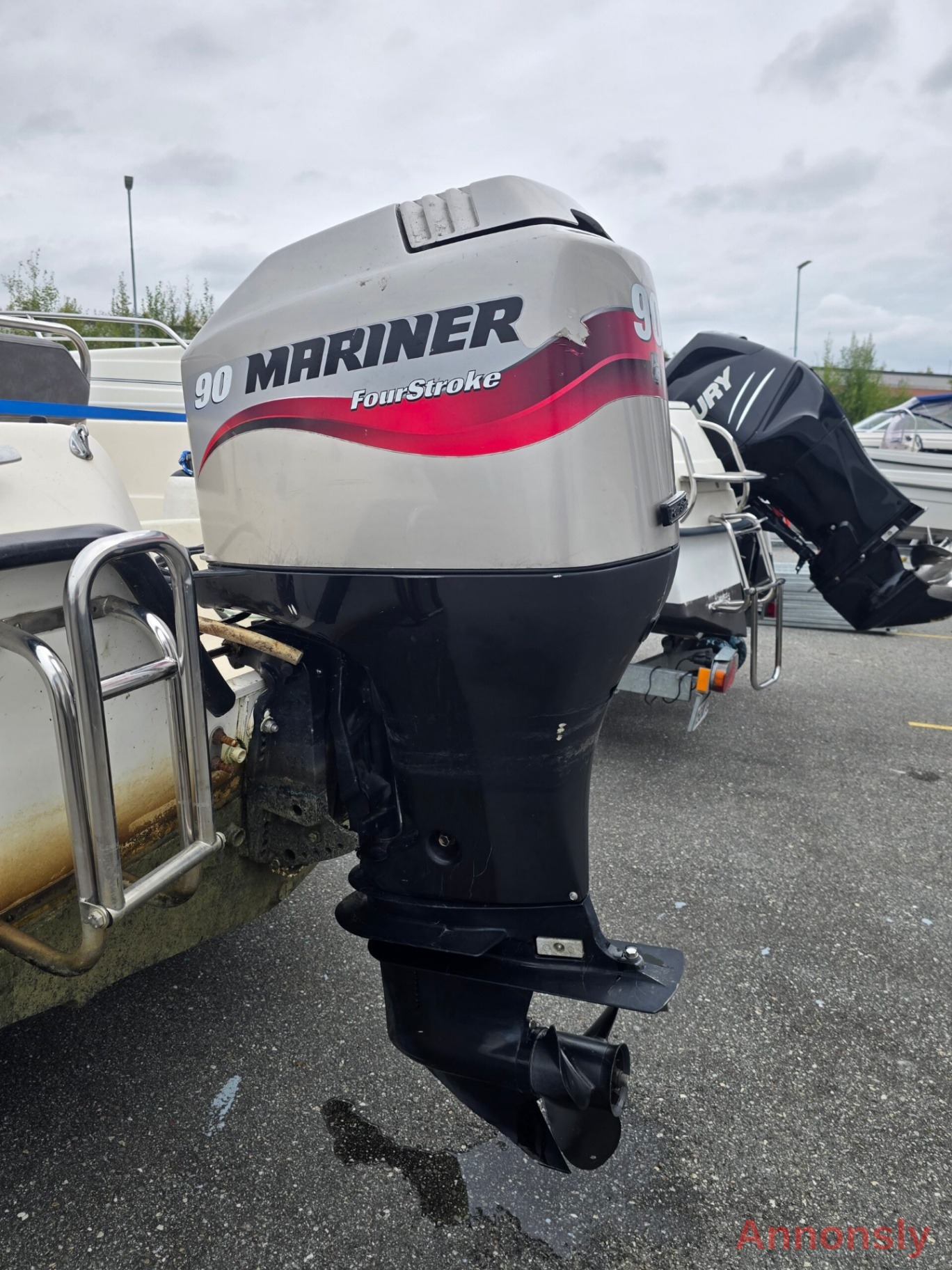 Mariner 90 hk fyrtakt båtmotor (2003) – bild 3