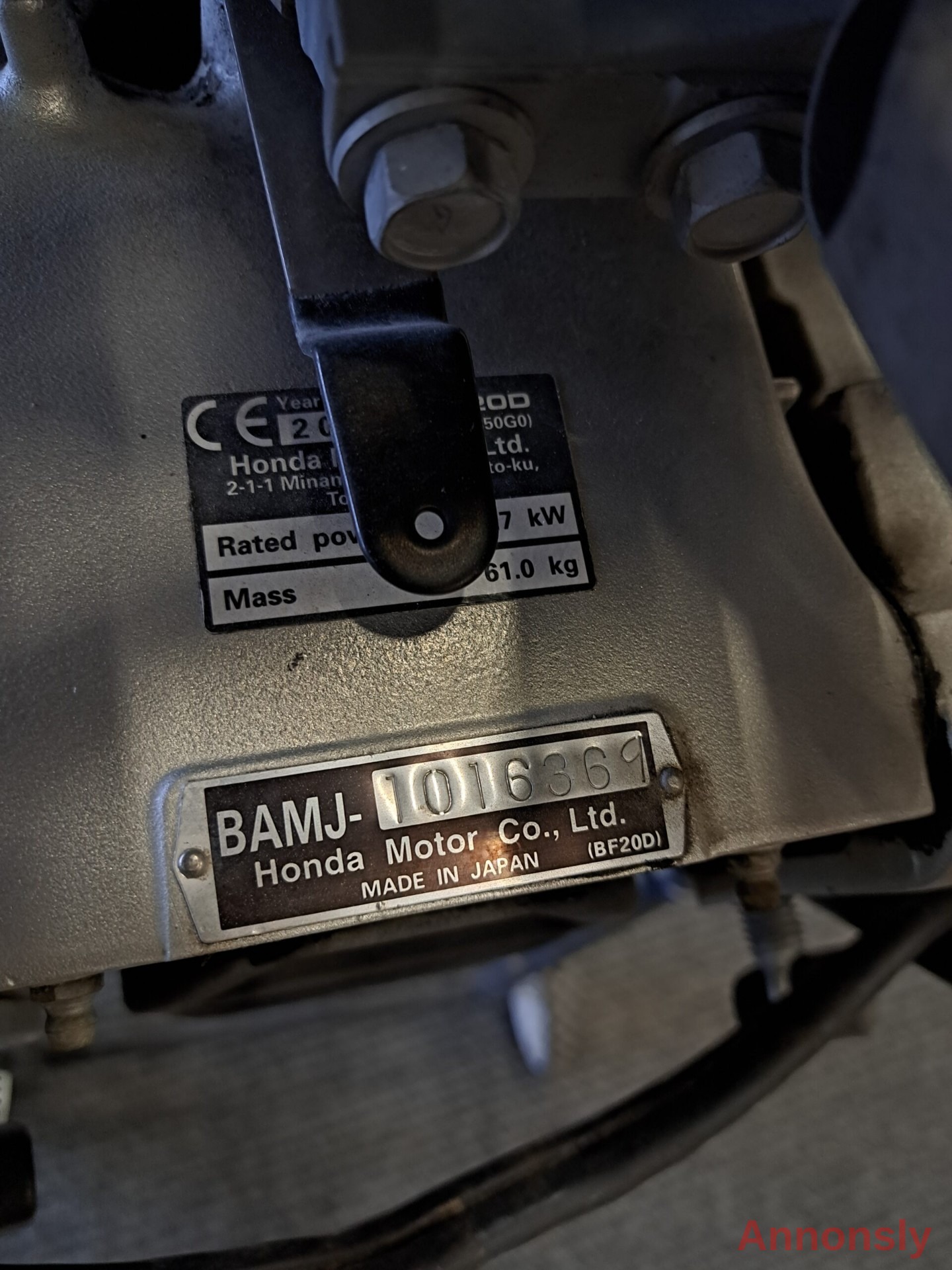 Honda 20 HK (2006) 4-takt – bild 3