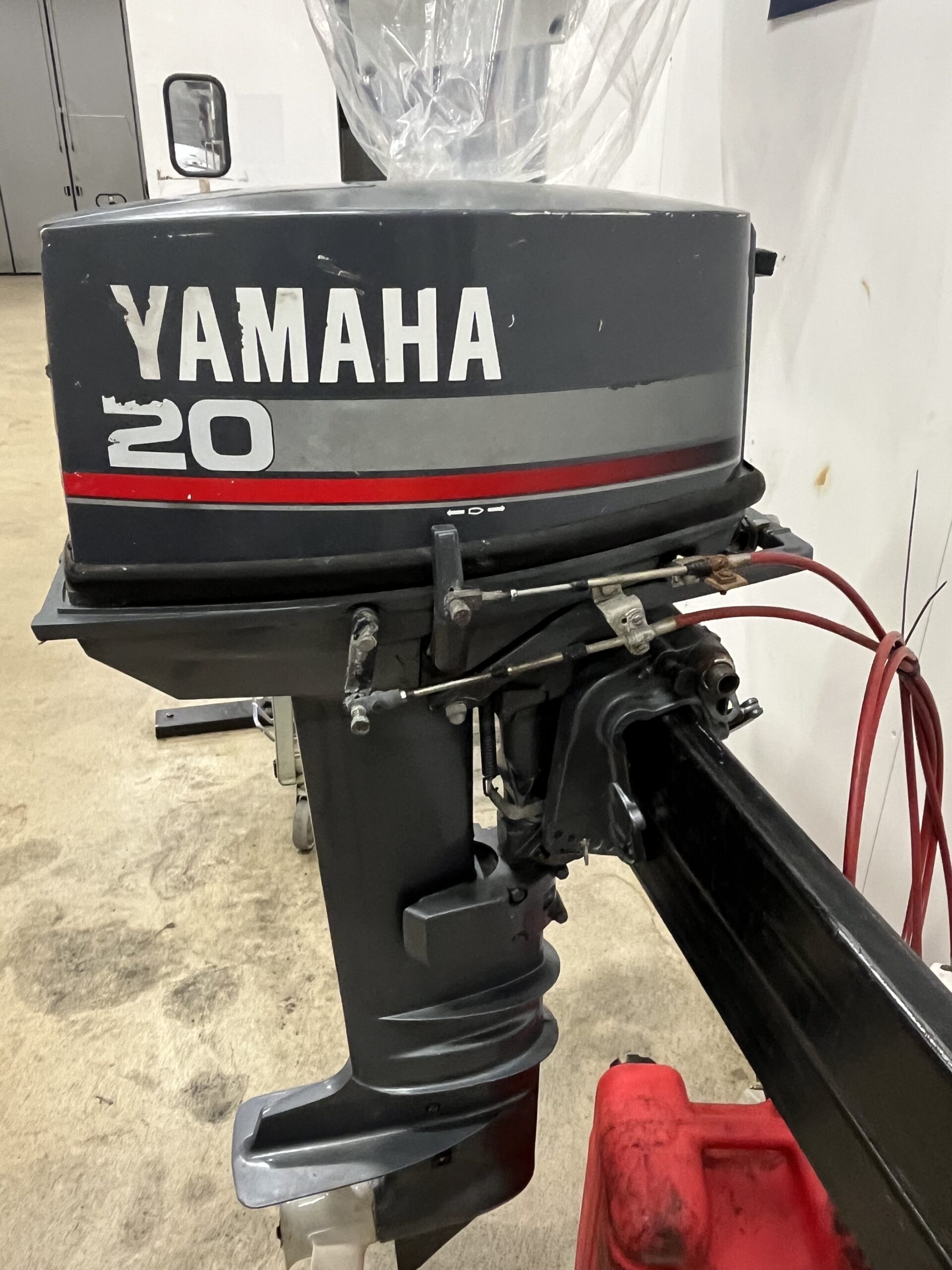 Yamaha 20 hk Långrigg reglage -1985 – bild 3