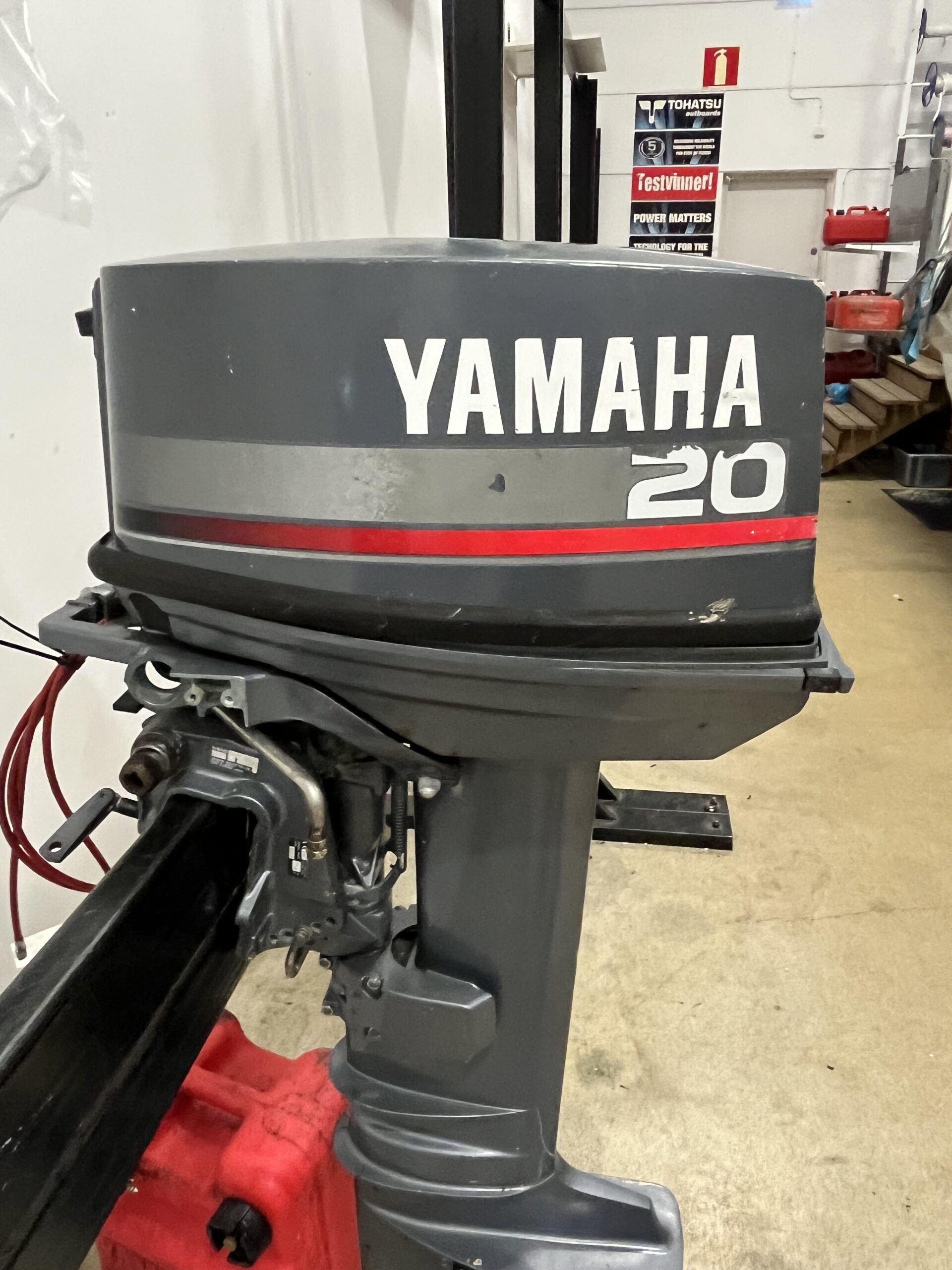 Yamaha 20 hk Långrigg reglage -1985 – bild 4