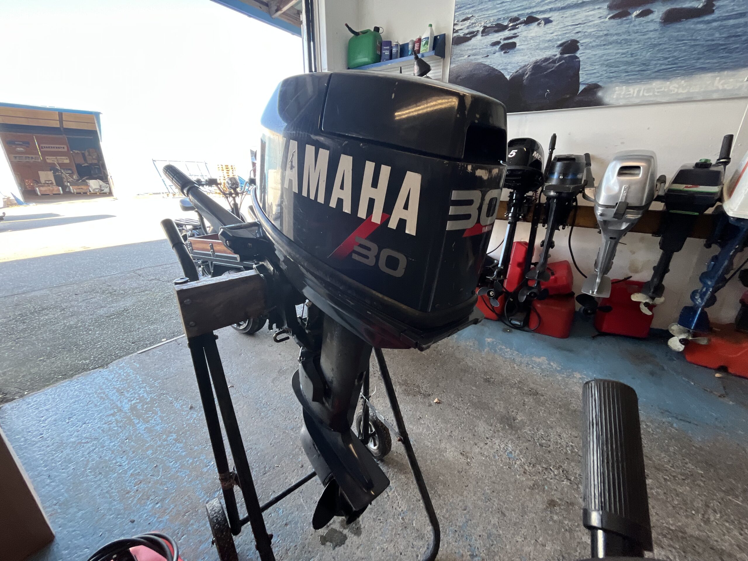Yamaha 30 HK 2-Takt – Lång rigg manuell start -1997 – bild 2