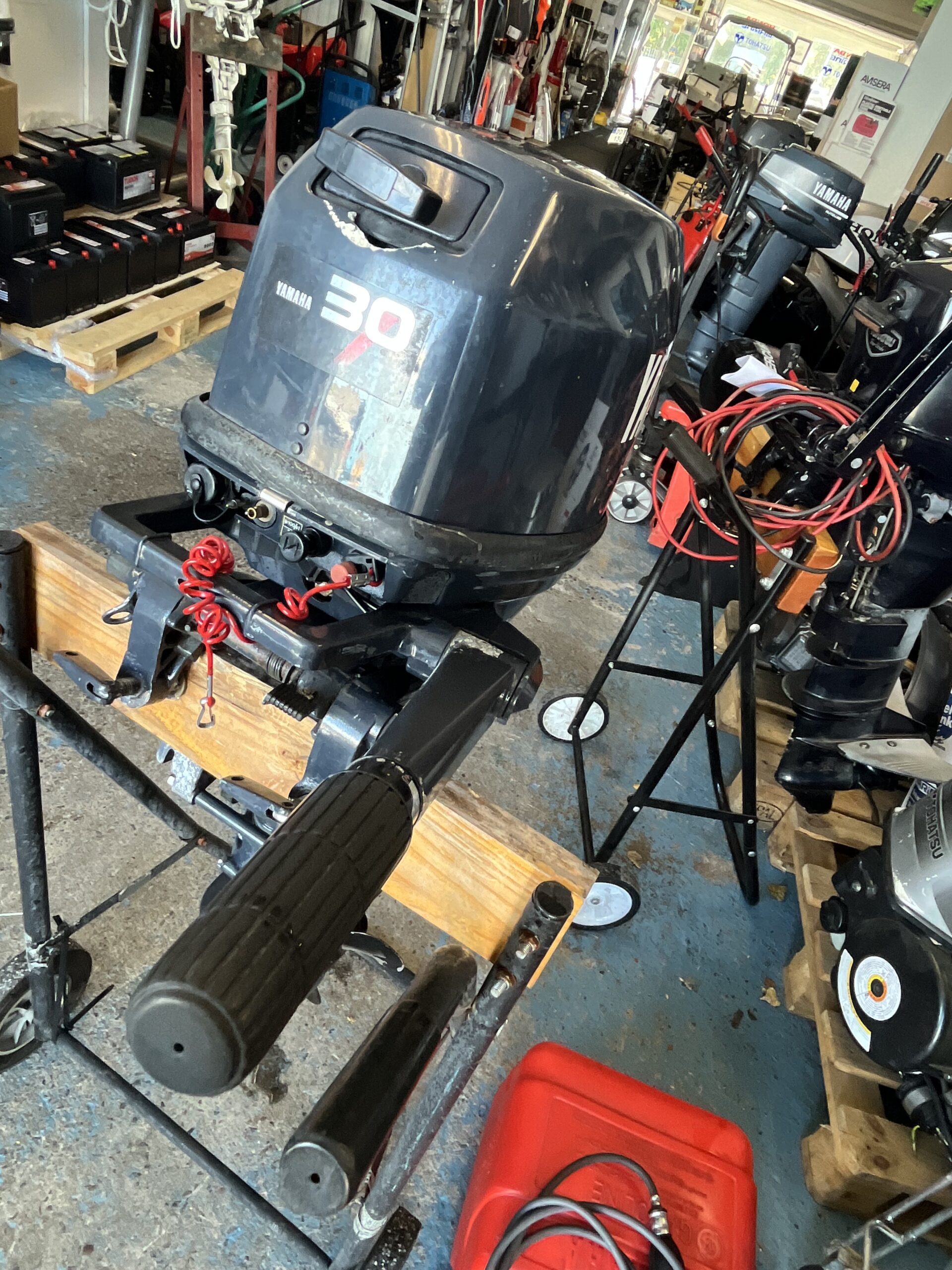 Yamaha 30 HK 2-Takt – Lång rigg manuell start -1997 – bild 3