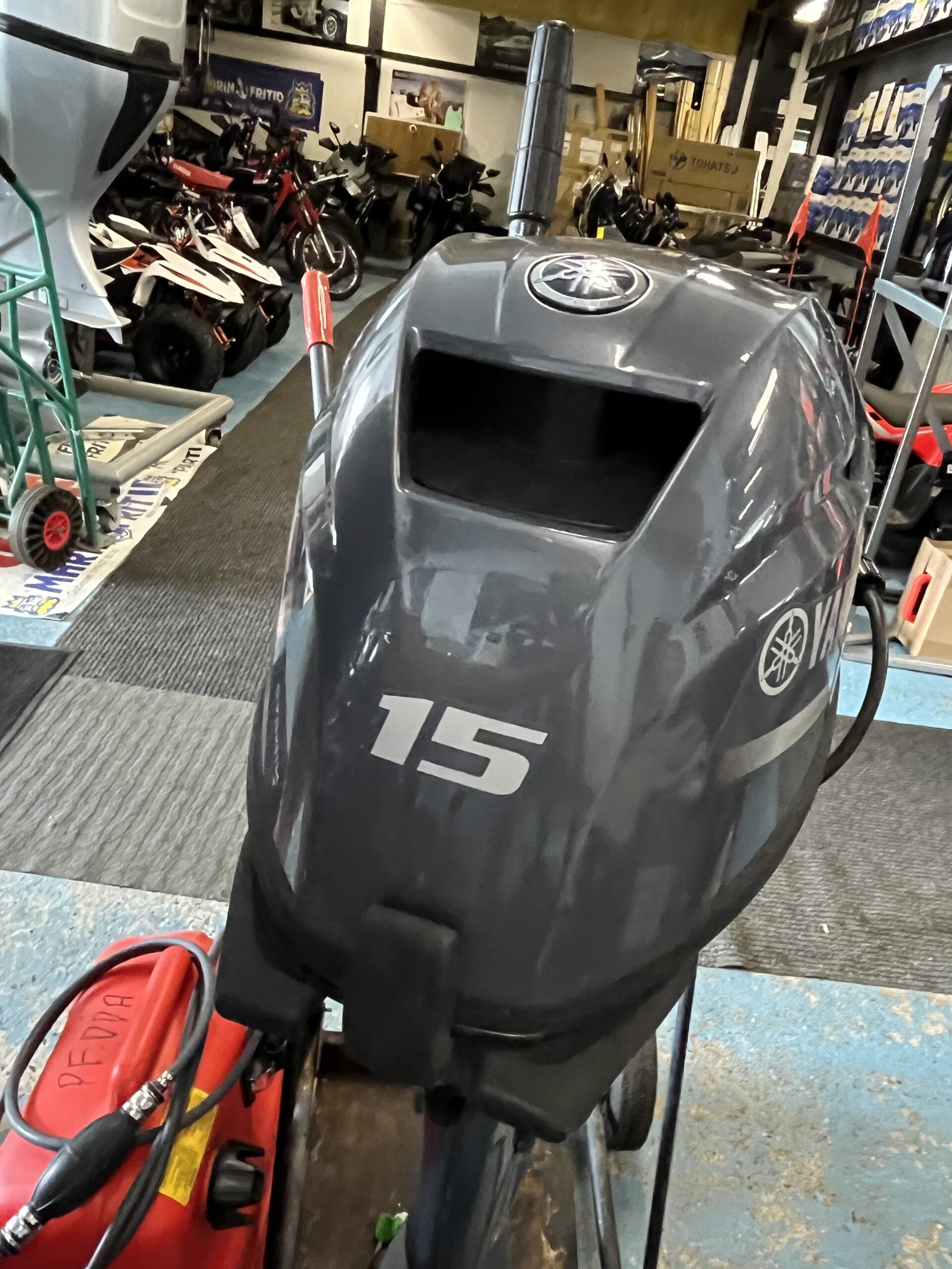 Yamaha F15CMH – 15 hk 4-takt Lång rigg, manuell start -2023 – bild 2