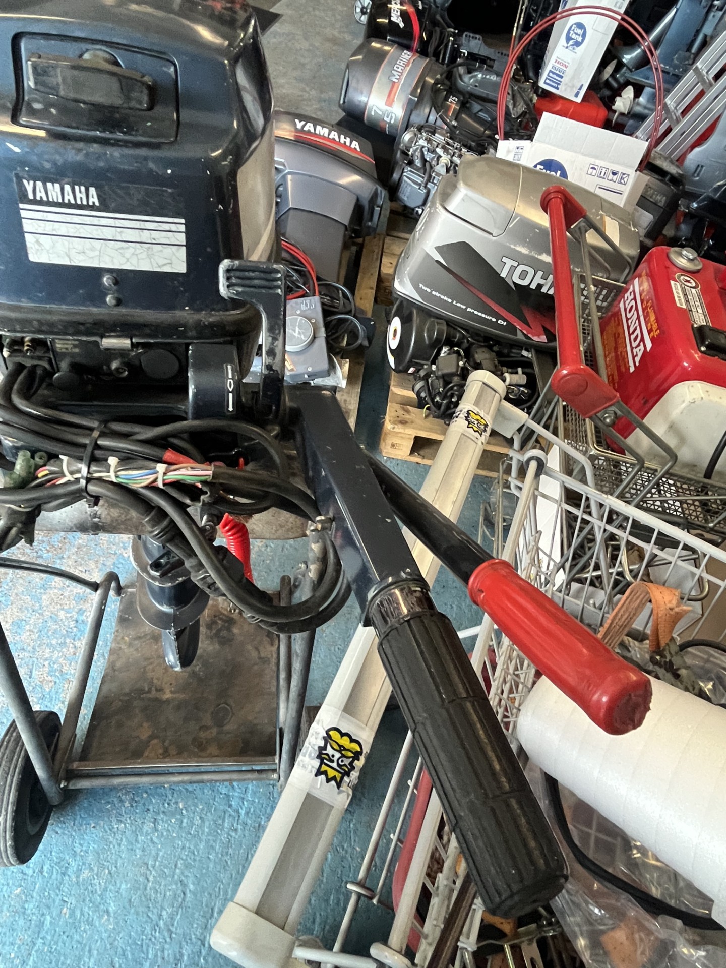 Yamaha 20 hk 2 takt – lång rigg, rorkult och elstart – bild 5