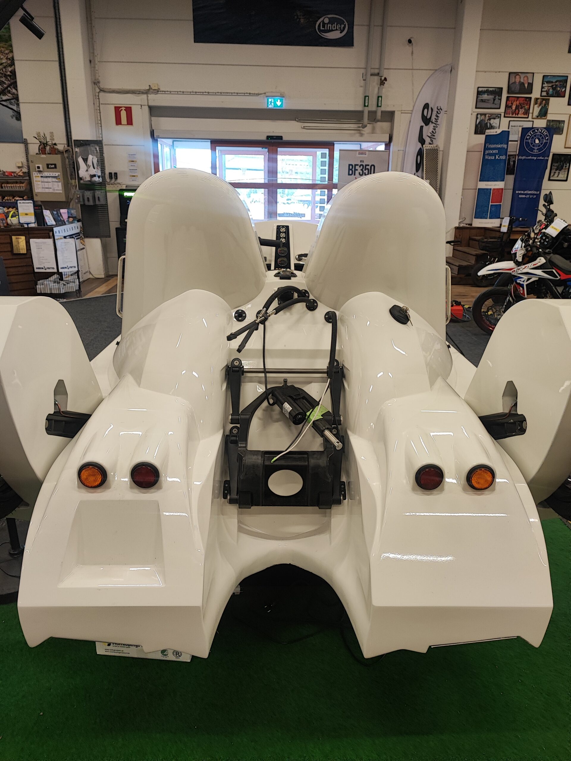 Craftcart c3 omni. Elfordon på land – bensin på vatten – bild 4