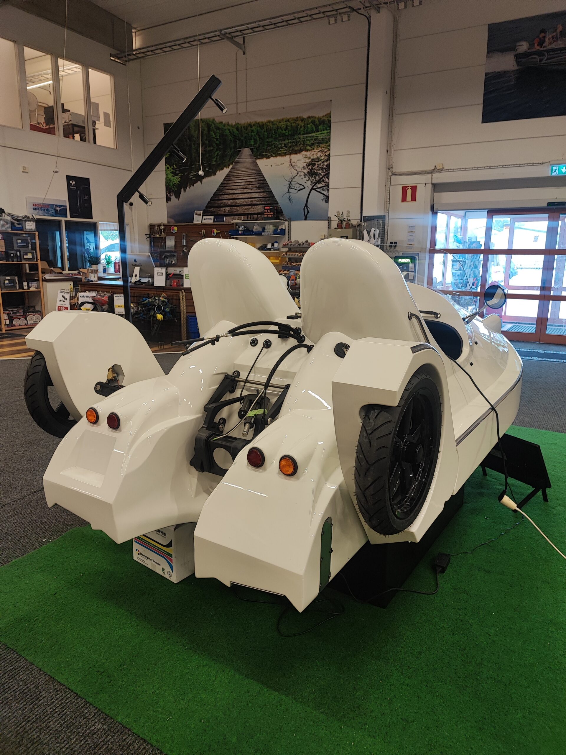Craftcart c3 omni. Elfordon på land – bensin på vatten – bild 5
