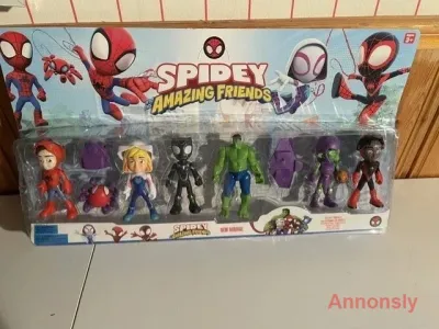 spiderman frinds 7 st figurer