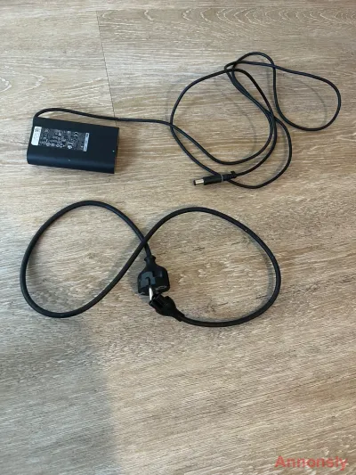 Dell 65W original nätadapter/laddare + strömkabel
